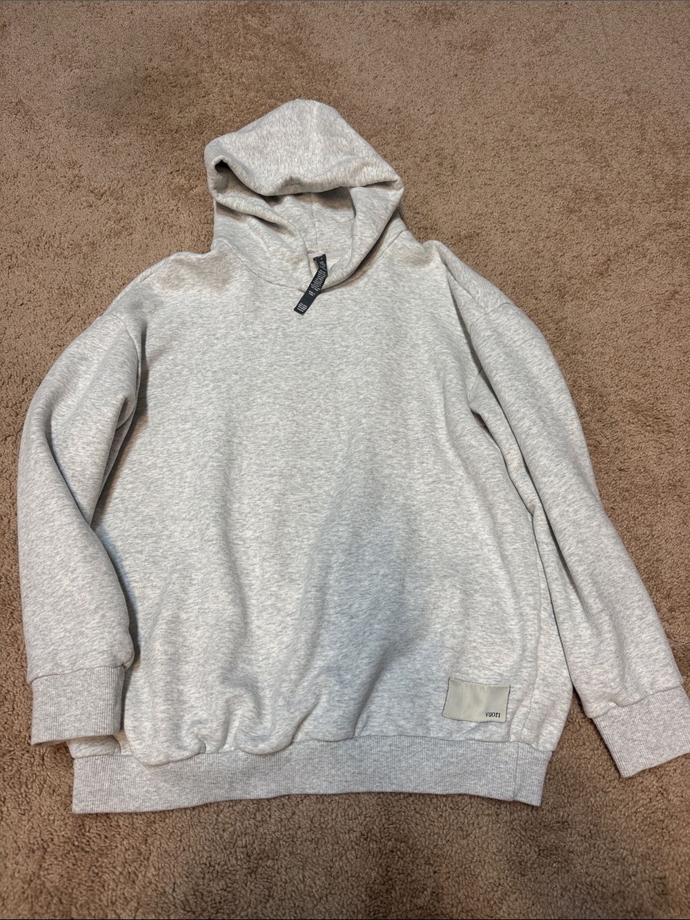 Vuori Heather Gray Pullover Hoodie